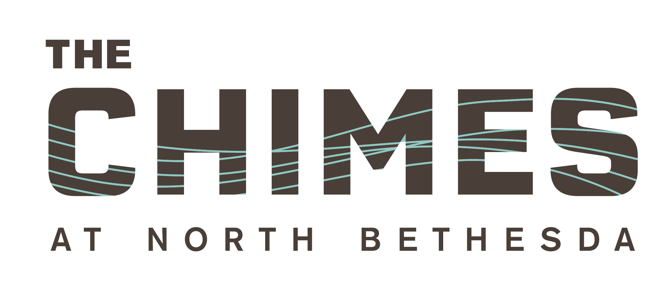 The image is a logo for "The Chimes at North Bethesda".